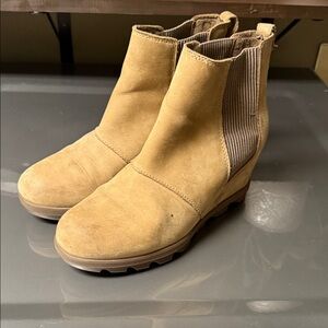 Sorel Light Brown Ankle Booties